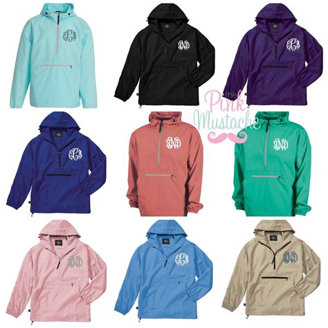 monogrammed windbreakers for sale.